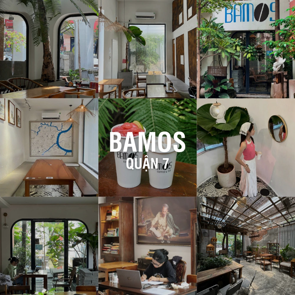 Không gian Bamos Coffee