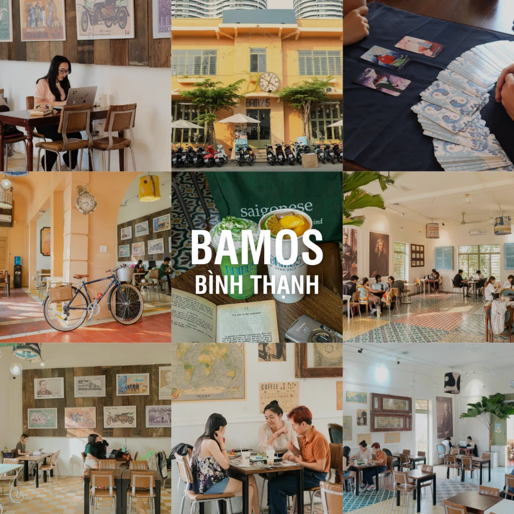 Không gian Bamos Coffee