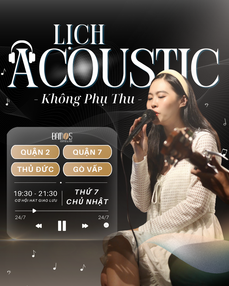 Bamos acoustic quán cà phê có ca nhạc