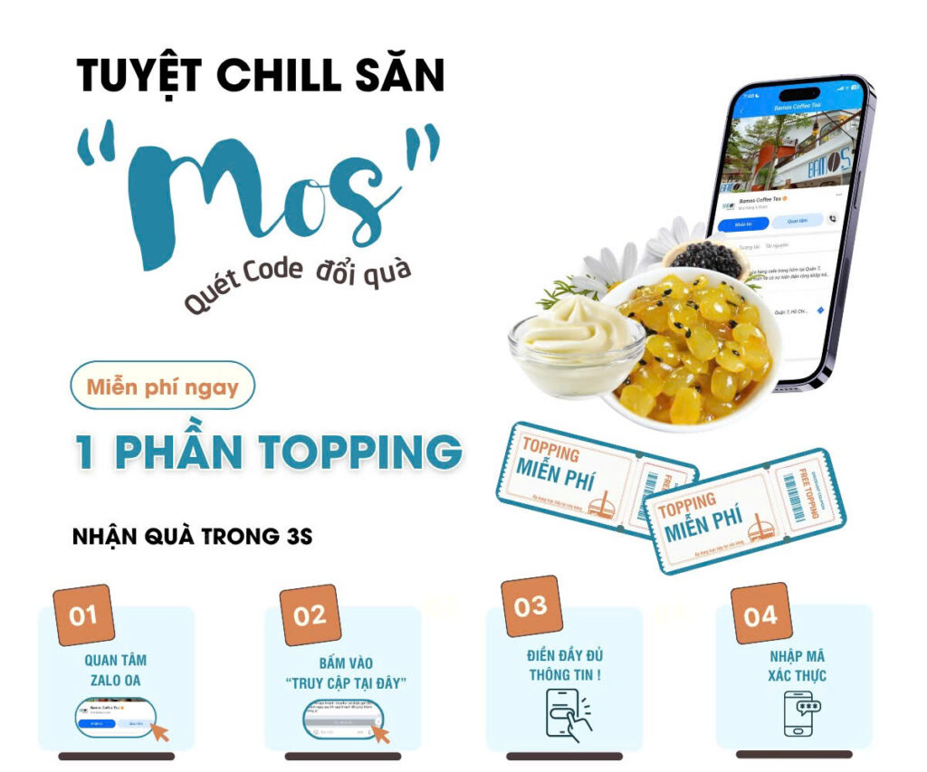 Bamos Coffee Membership đăng ký thành viên nhạn khuyến mãi (2)