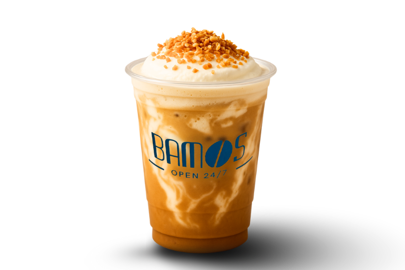 Cafe cốt dừa Bamos Coffee& Tea